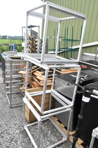 3 Metal Pan Rack Frame. 3 Times Your Bid! - Item #1194449