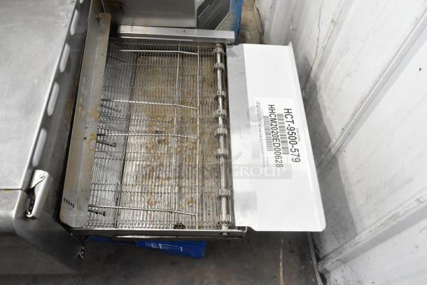 Turbochef HhC2020 stainless steel rapid cook conveyor pizza oven, electric, 208/240V, 3 phase, good condition.