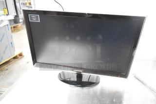Samsung P2450 monitor in original box, tested and working. Sleek design with a glossy black frame.