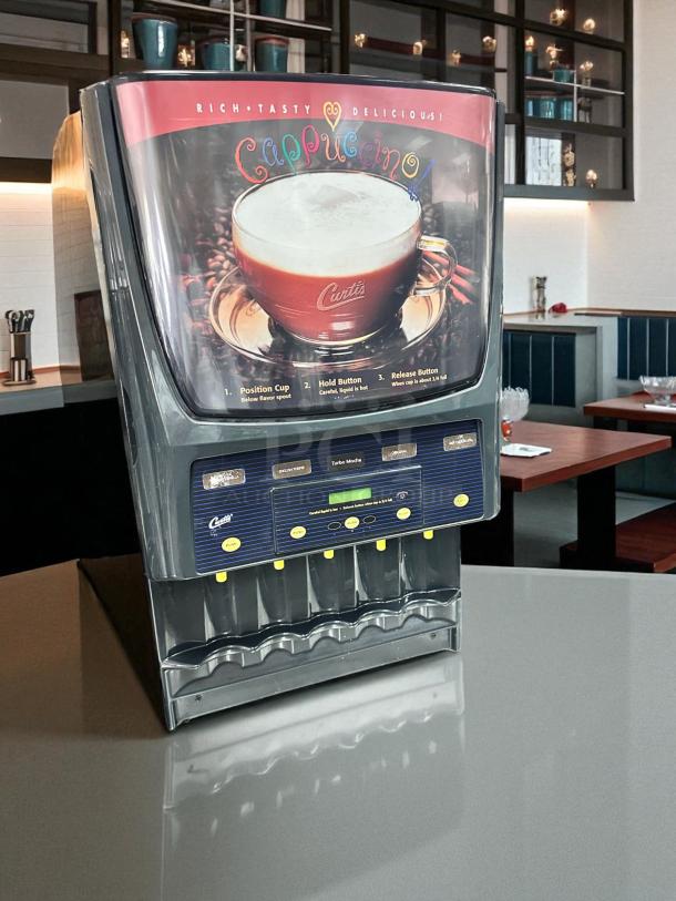 Excellent Condition – Curtis PCGT5 – 5-Flavor Cappuccino Dispenser – 120V – Fully Tested & Working! - Image 4 of 8