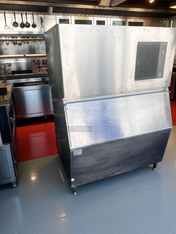 Excellent Condition – Hoshizaki IM-500SAA Ice Maker + Follett 650SF Bin – 115V – Cube Ice – Fully Tested & Working! - Image 2 of 14