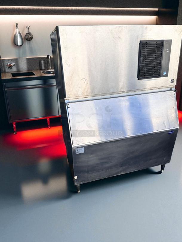 Excellent Condition – Hoshizaki IM-500SAA Ice Maker + Follett 650SF Bin – 115V – Cube Ice – Fully Tested & Working! - Image 5 of 14