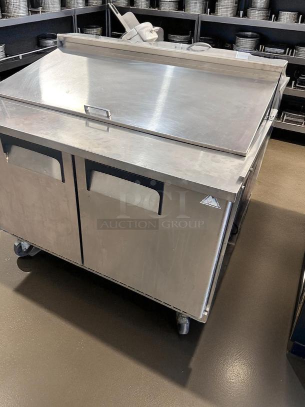 Excellent Condition – Everest EPBR2 – Refrigerated Sandwich Prep Table – 48" – 115V – Fully Tested & Working! - Image 3 of 5