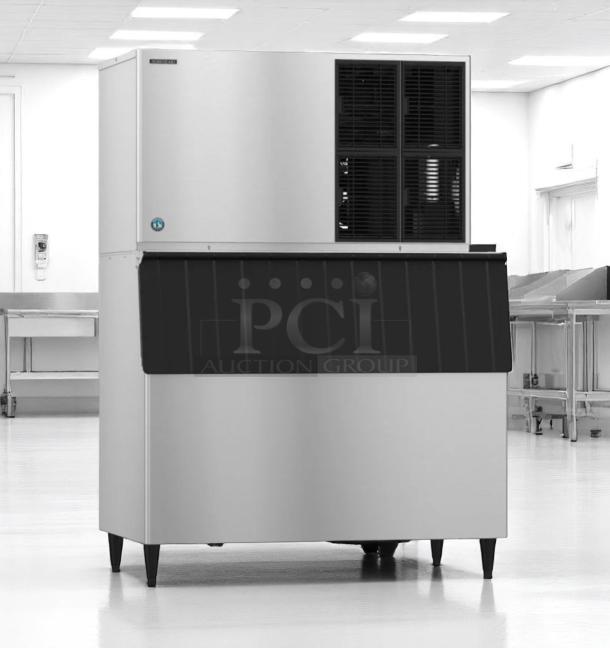 Excellent Condition – Hoshizaki KM-1301SAH Ice Machine w/ Ice Storage Bin – Air-Cooled – 208-230V – Fully Tested & Working! - Image 1 of 8
