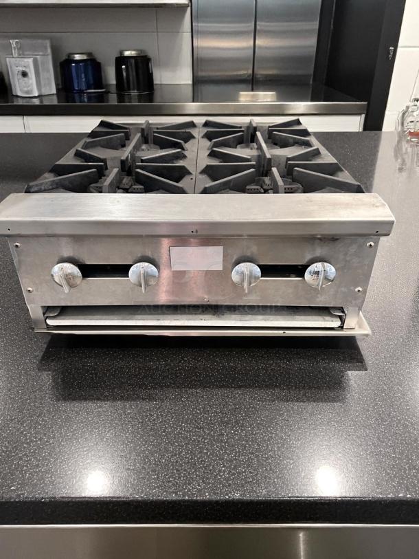 Excellent Condition – Saba 6-Burner Countertop Gas Hotplate – Natural Gas – Fully Tested & Working! - Image 1 of 7