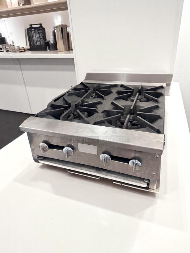 Excellent Condition – Saba 6-Burner Countertop Gas Hotplate – Natural Gas – Fully Tested & Working! - Image 2 of 7