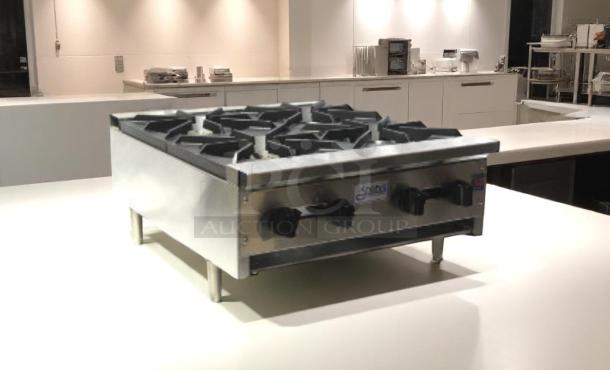 Excellent Condition – Saba 6-Burner Countertop Gas Hotplate – Natural Gas – Fully Tested & Working! - Image 3 of 7
