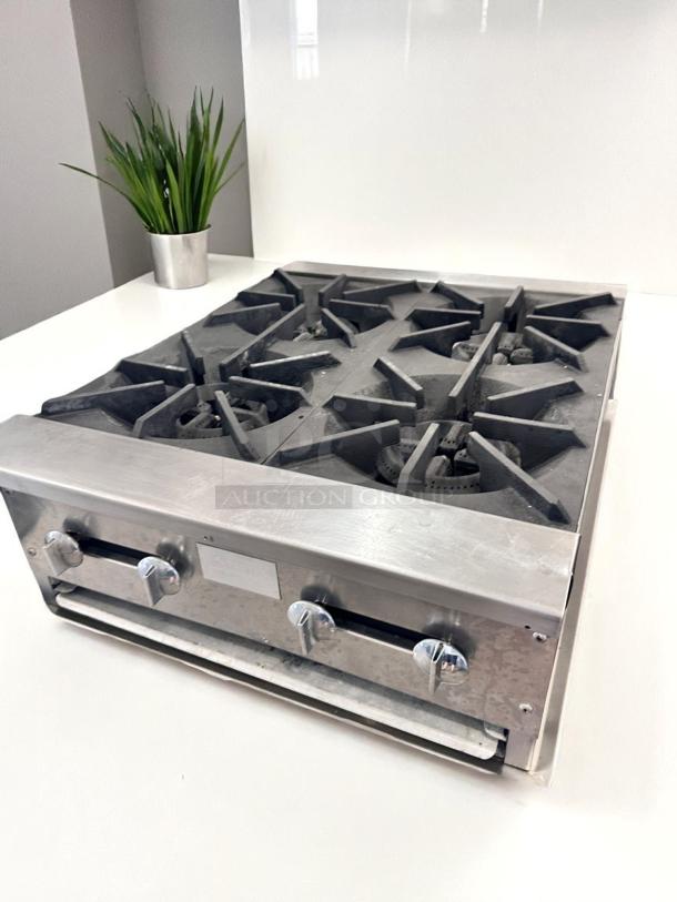 Excellent Condition – Saba 6-Burner Countertop Gas Hotplate – Natural Gas – Fully Tested & Working! - Image 5 of 7