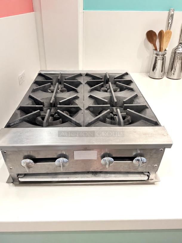 Excellent Condition – Saba 6-Burner Countertop Gas Hotplate – Natural Gas – Fully Tested & Working! - Image 6 of 7