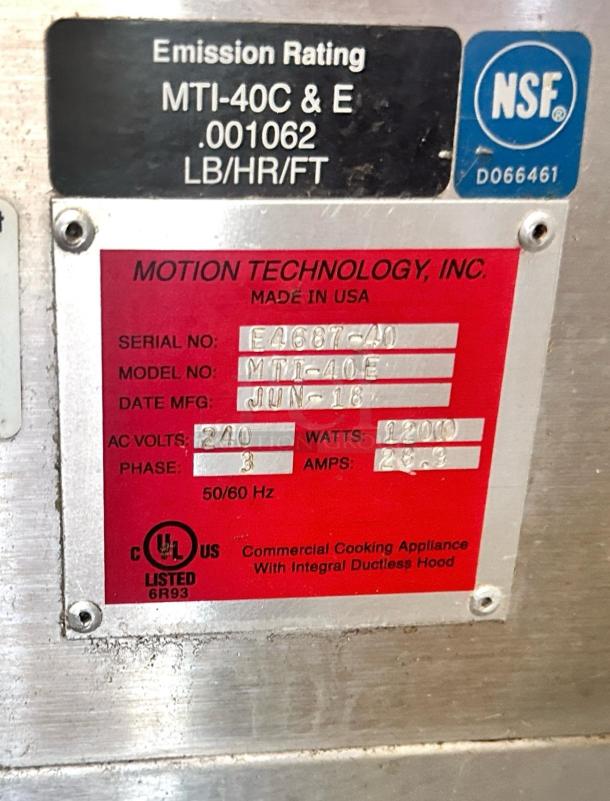 Excellent Condition – AutoFry MTI-40E – Ventless Electric Fryer w/ Dual Baskets – 240V –  Fully Tested & Working! - Image 7 of 7