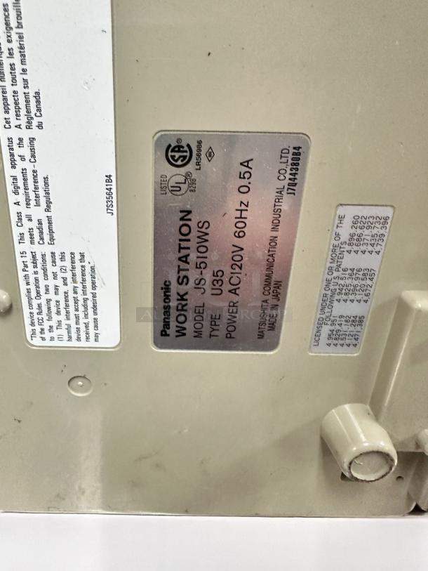Tested & Working – Panasonic JS-510WS – POS Workstation Terminal – 120V – Vintage Retail Register - Image 8 of 9