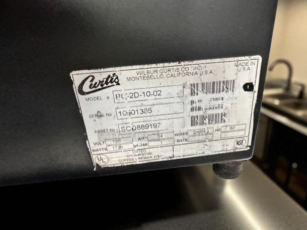 Excellent Condition – Curtis PC2D-10-02 – Cappuccino Machine – 120V – Fully Tested & Working! - Image 8 of 8