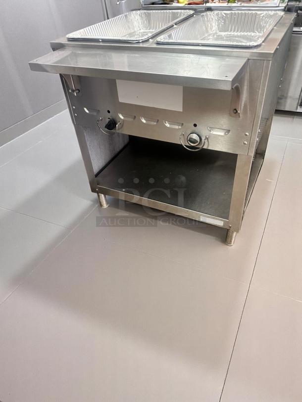 Excellent Condition – 2-Well Stainless Steel Gas Steam Table – Natural Gas – Fully Tested & Working! - Image 2 of 7