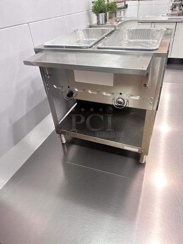 Excellent Condition – 2-Well Stainless Steel Gas Steam Table – Natural Gas – Fully Tested & Working! - Image 3 of 7