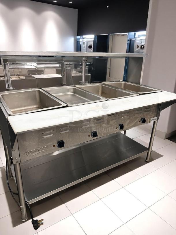 Excellent Condition – Avantco 177STE4SA – 4-Well Electric Steam Table – 120V – Fully Tested & Working! - Image 3 of 9