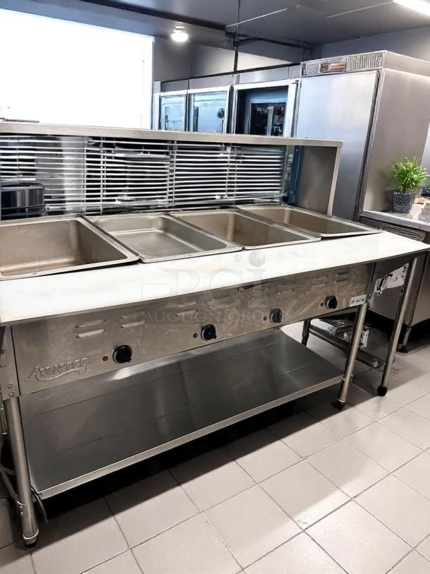 Excellent Condition – Avantco 177STE4SA – 4-Well Electric Steam Table – 120V – Fully Tested & Working! - Image 6 of 9
