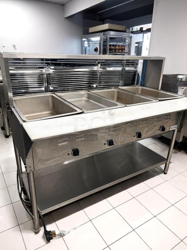 Excellent Condition – Avantco 177STE4SA – 4-Well Electric Steam Table – 120V – Fully Tested & Working! - Image 7 of 9