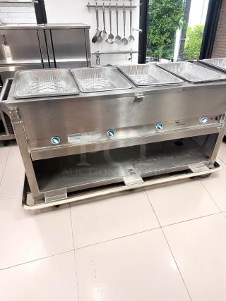 Excellent Condition – Duke Thurmaduke – 4-Pan Electric Steam Table – 120V – Fully Tested & Working!