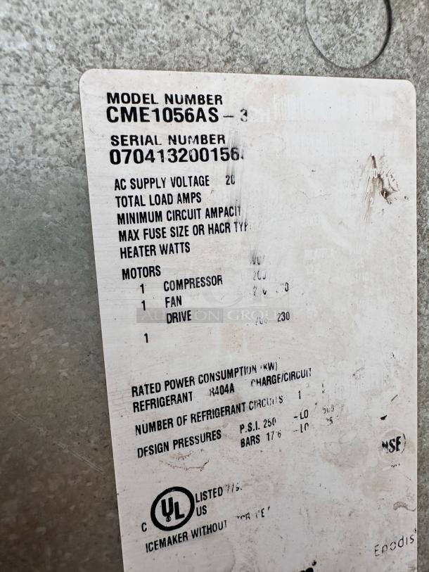 Excellent Condition – Scotsman CME1056AS – Ice Maker – 230V – Fully Tested & Working! - Image 9 of 10