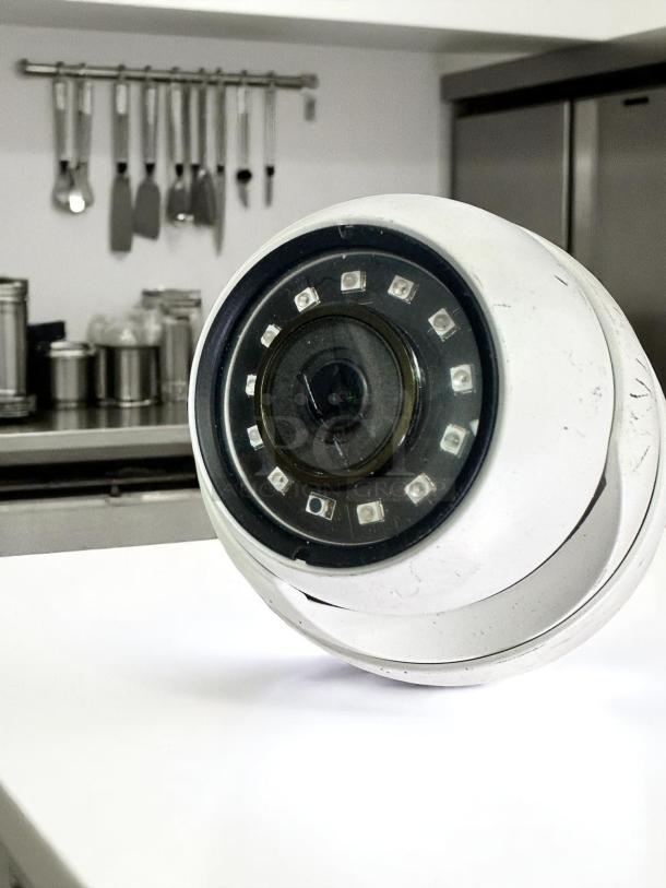 Excellent Condition – Lot of 5 Dome Security Cameras – Wired Infrared Night Vision – Fully Tested & Working! - Image 4 of 7