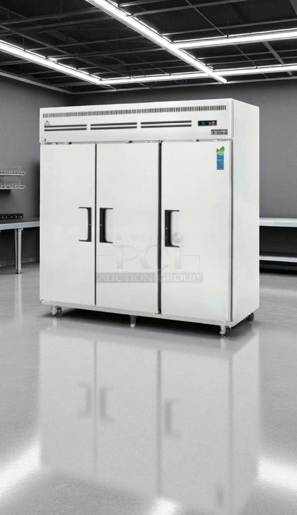 Excellent Condition – Everest ESR3 – 74.75" 3-Door Upright Reach-In Refrigerator – 71 Cu. Ft – Fully Tested & Working! - Image 1 of 9