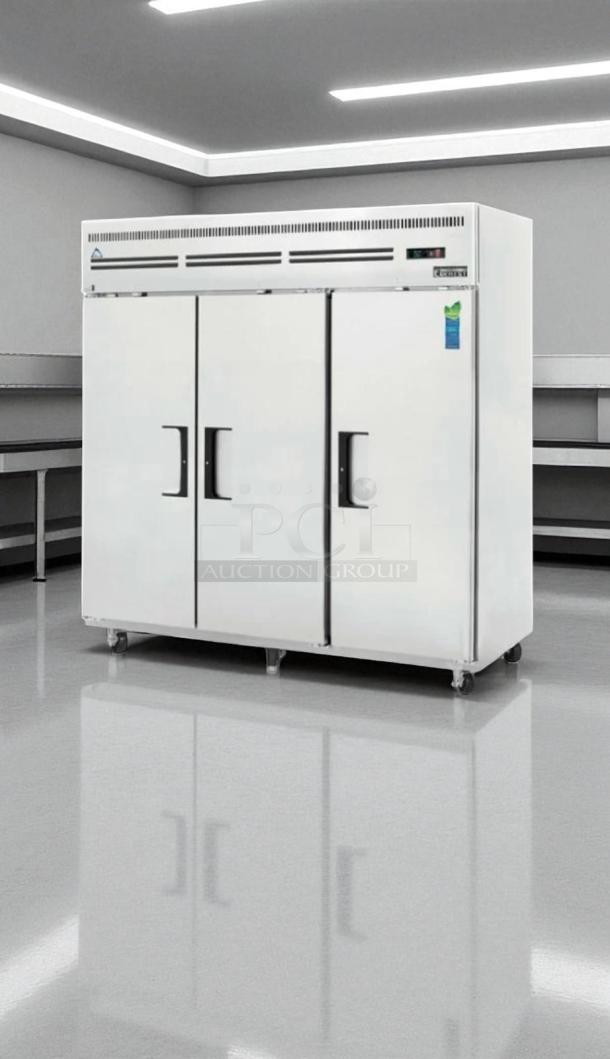 Excellent Condition – Everest ESR3 – 74.75" 3-Door Upright Reach-In Refrigerator – 71 Cu. Ft – Fully Tested & Working! - Image 2 of 9