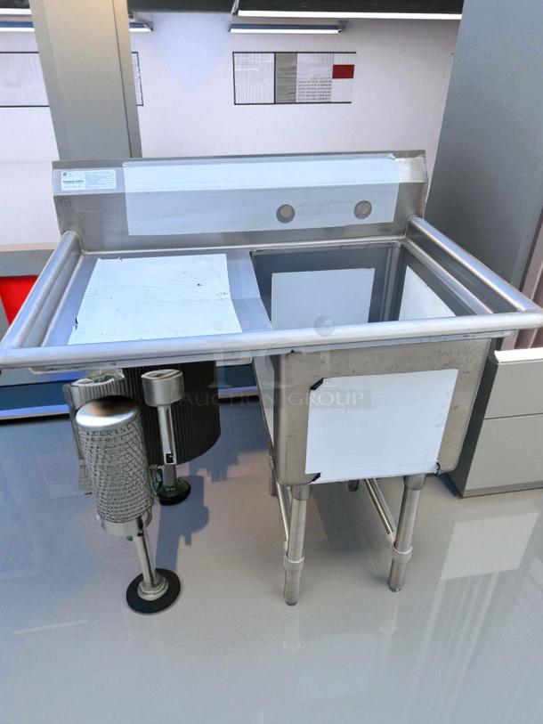 New Condition – Advance Tabco FC-1-1620-18L – One Compartment Stainless Steel Sink – Never Use! - Image 5 of 6