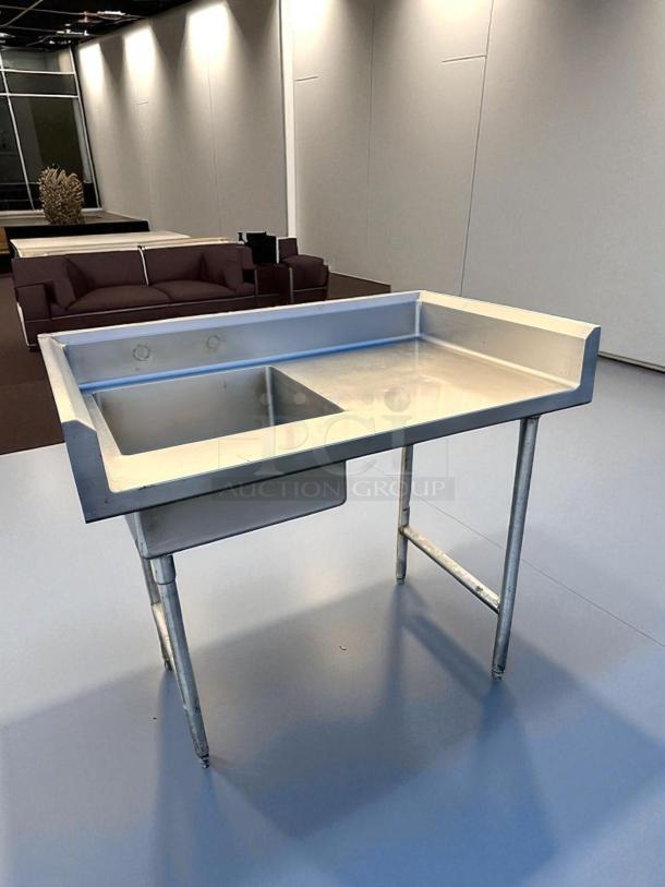 Excellent Condition – Stainless Steel Sink Table – 1 Compartment + Right Drainboard – 32" x 30" – Fully Tested & Working! - Image 2 of 7