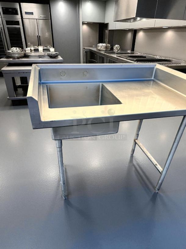 Excellent Condition – Stainless Steel Sink Table – 1 Compartment + Right Drainboard – 32" x 30" – Fully Tested & Working! - Image 4 of 7