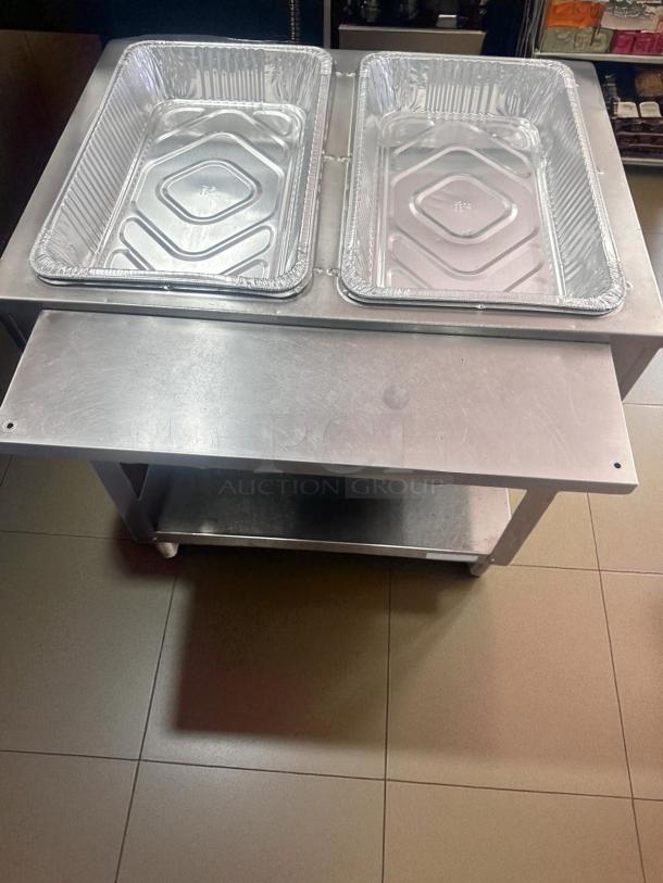 Excellent Condition – 2-Compartment Stainless Steel Steam Table w/ Side Shelf – Natural Gas – Fully Tested & Working! - Image 6 of 6