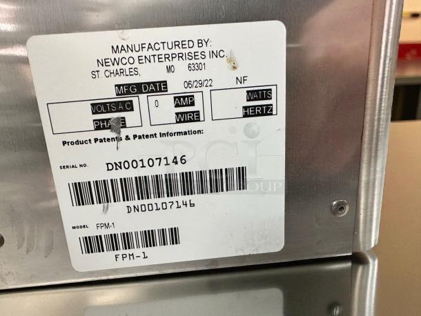 Excellent Condition – Newco FPM-1 – Homestyle Lemonade Dispenser – Stainless Steel – Fully Tested & Working! - Image 8 of 8
