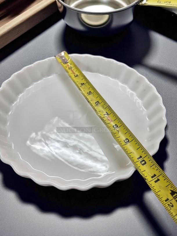 Excellent Condition – Radford White Ceramic Quiche/Tart Dishes – Lot of 12 – Fully Inspected & Clean! - Image 1 of 6
