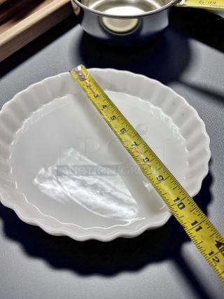 Excellent Condition – Radford White Ceramic Quiche/Tart Dishes – Lot of 12 – Fully Inspected & Clean!