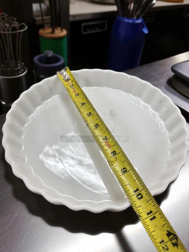 Excellent Condition – Radford White Ceramic Quiche/Tart Dishes – Lot of 12 – Fully Inspected & Clean! - Image 2 of 6