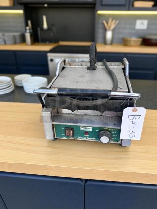 Used – Good Condition – Waring Commercial Panini Perfetto – Compact Electric Panini Grill – Fully Tested & Working!
