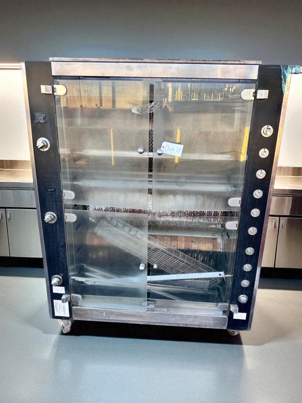 Excellent Condition – Natural Gas Rotisserie Oven – 12 Skewer – 220V – Fully Tested & Working! - Image 1 of 10
