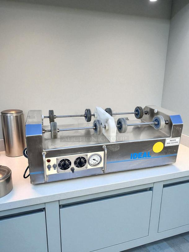 Ideal IU2X25S Roller Bottle Mixing Machine, excellent condition, 115V, fully tested, control panel visible, ideal for laboratory use.