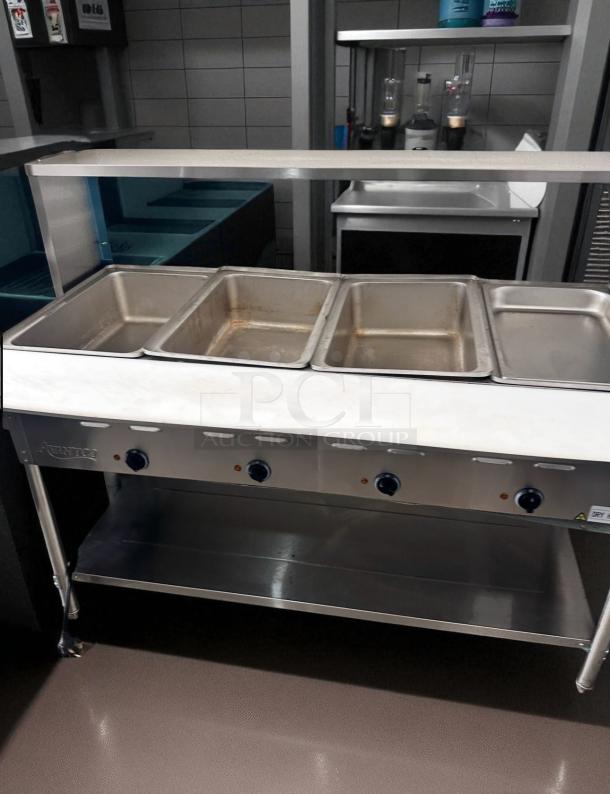 Avantco Electric 4-Well Steam Table, dry heat, excellent condition, fully tested, Model: Standard 4-Well.