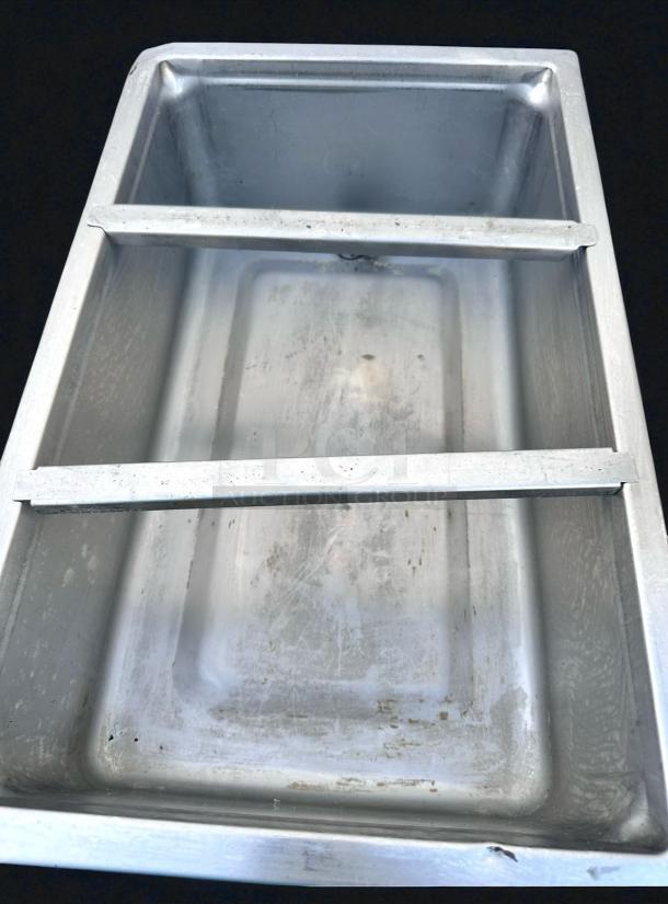 Wells MOD100TDM drop-in food warmer, excellent condition, 120V, fully tested, stainless steel interior, with heating element.