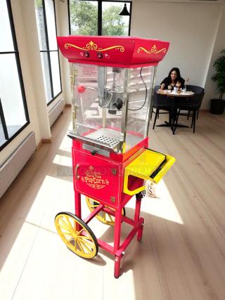 Excellent Condition – Nostalgia CCP-200 Retro Popcorn Maker Cart – 120V – Tested & Working! - Item #1195977
