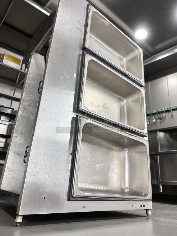 Vollrath ServeWell 3-Well Hot Food Table, electric, excellent condition, stainless steel, fully tested and working.