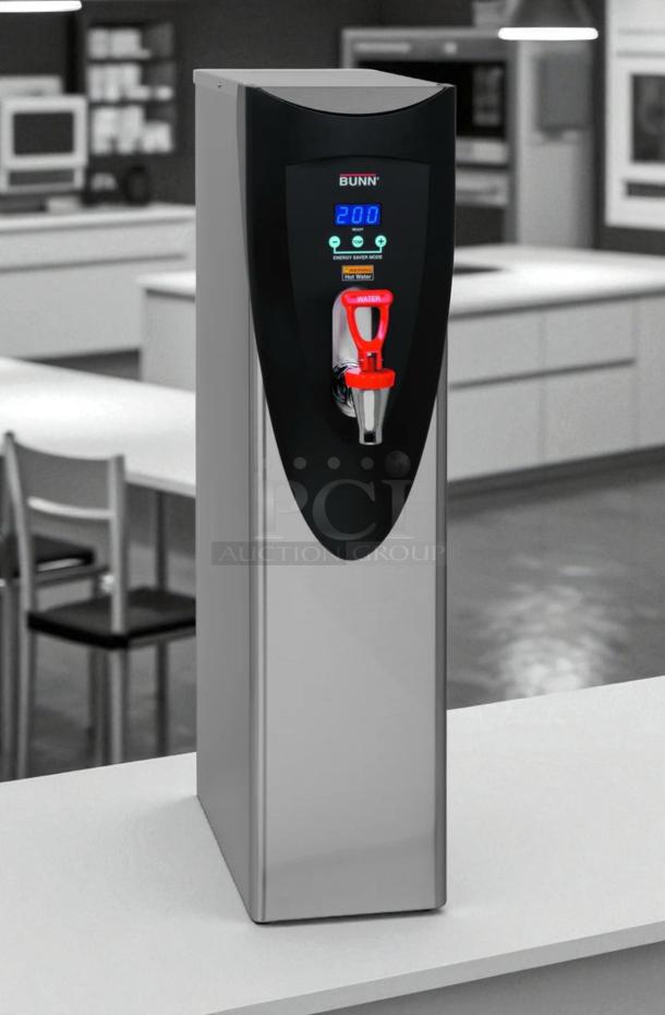 BUNN H5E 120V digital hot water dispenser in excellent condition, fully tested and working, features digital display.
