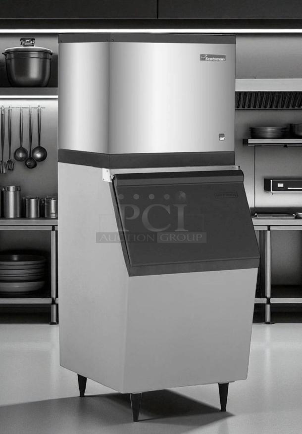 Scotsman CME1056AS 30" modular ice maker in excellent condition, air-cooled, 208-230V, fully tested and working.