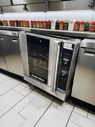 Moffat Turbofan E32D5 digital convection oven, 120V, excellent condition, fully tested, stainless steel exterior.