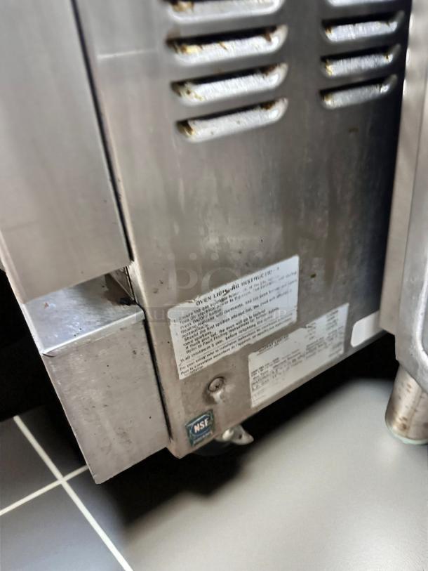 Moffat Turbofan E32D5 digital convection oven in excellent condition, fully tested, 120V, NSF label visible.