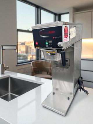 Grindmaster PrecisionBrew B-SAP coffee brewer, excellent condition, stainless steel, fully tested, automatic, 120V/208-240V.