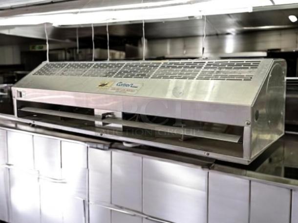 Curtron AP-2-36-1-SS Air-Pro 36" unheated air curtain, stainless steel, 2-speed, tested working, excellent condition.