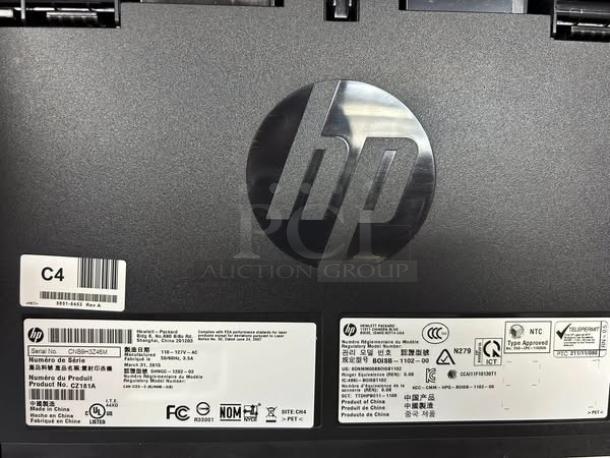 HP Laserjet Pro M127fn Network All-in-One Monochrome Printer, model CZ181A, fully tested, serial and FCC labels visible.