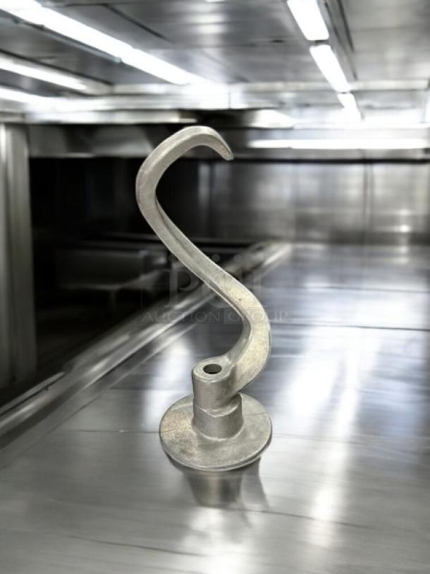 AE-10NA/02 Spiral Dough Hook for 10 Qt Planetary Mixer, perfect condition, fully tested, stainless steel.