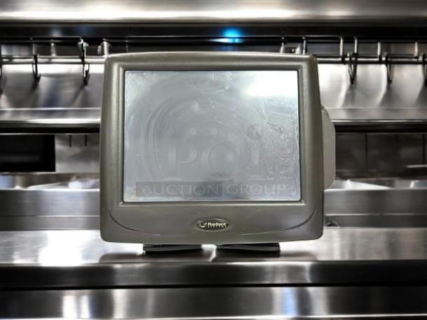 Radiant Systems P1520-0275-BA POS screen, black, fully tested and working, great condition, logo visible on casing.